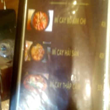 Thực đơn- Quán Ăn Nisin - Mì Cay 7 Cấp Độ