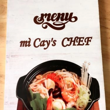 Thực đơn- Quán Ăn Mì Cay's Chef - Phạm Ngọc Thạch