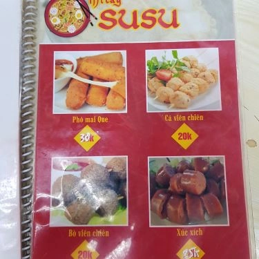 Thực đơn- Quán Ăn Su Su - Mì Cay 7 Cấp Độ