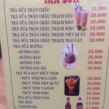 Thực đơn- Quán Ăn Mì Độ Susi
