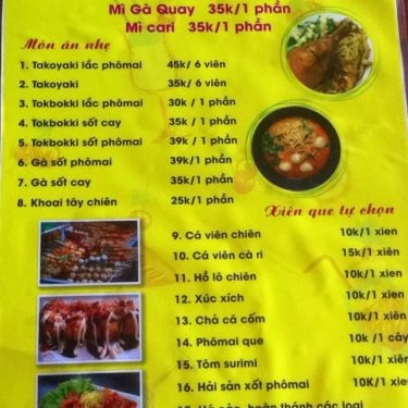 Thực đơn- Quán Ăn Mì Cay NaGa 353