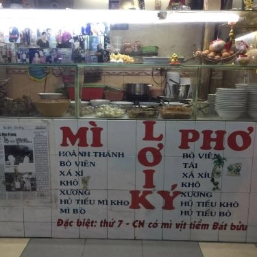 Thực đơn- Quán Ăn Mì Lợi Ký