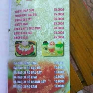Thực đơn- Quán Ăn Mì Ốp La Gà Vàng
