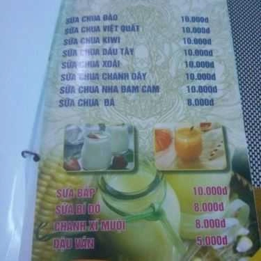 Thực đơn- Quán Ăn Mì Ốp La Gà Vàng
