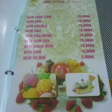 Thực đơn- Quán Ăn Mì Ốp La Gà Vàng
