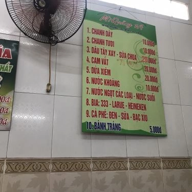Thực đơn- Quán Ăn Mì Quảng 1A