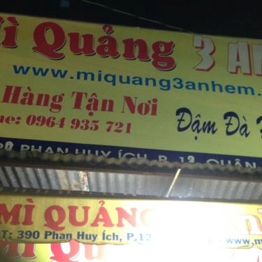 Không gian- Quán Ăn Mì Quảng 3 Anh Em - Phan Huy Ích