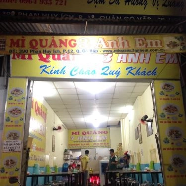 Không gian- Quán Ăn Mì Quảng 3 Anh Em - Phan Huy Ích
