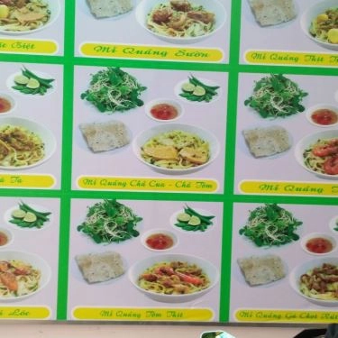 Thực đơn- Quán Ăn Mì Quảng 3 Anh Em - Phùng Văn Cung