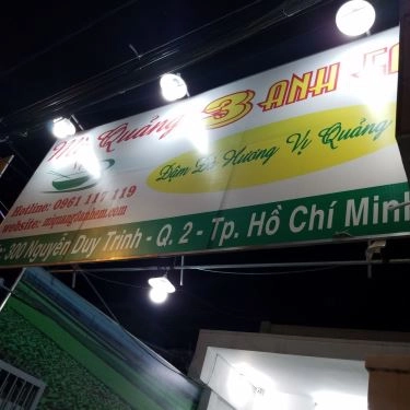 Tổng hợp- Quán Ăn Mì Quảng 3 Anh Em - Nguyễn Duy Trinh