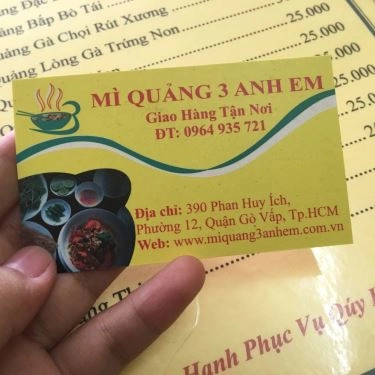 Tổng hợp- Quán Ăn Mì Quảng 3 Anh Em - Phan Huy Ích