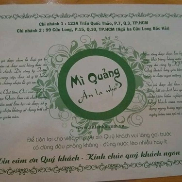 Tổng hợp- Quán Ăn Mì Quảng Ăn Là Nhớ - Cửu Long