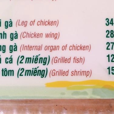 Thực đơn- Quán Ăn Mì Quảng Ăn Là Nhớ - Cửu Long