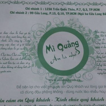 Tổng hợp- Quán Ăn Mì Quảng Ăn Là Nhớ - Trần Quốc Thảo