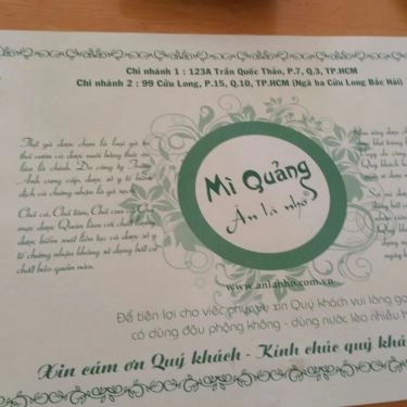 Tổng hợp- Quán Ăn Mì Quảng Ăn Là Nhớ - Trần Quốc Thảo