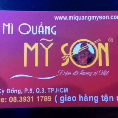 Tổng hợp- Quán Ăn Mì Quảng Mỹ Sơn - Kỳ Đồng