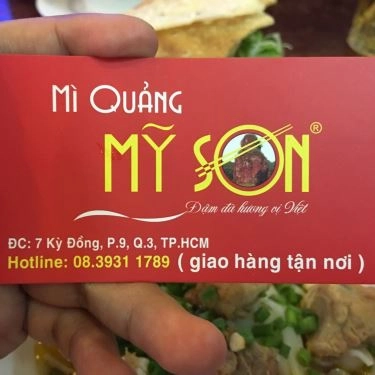 Tổng hợp- Quán Ăn Mì Quảng Mỹ Sơn - Kỳ Đồng