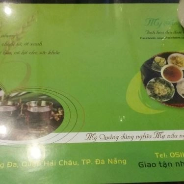 Thực đơn- Quán Ăn Mỳ Quảng Quê - Tinh Hoa Ẩm Thực Đất Quảng