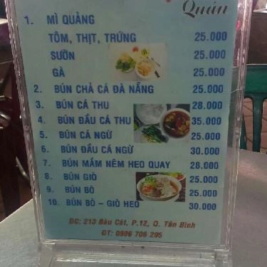 Tổng hợp- Quán Ăn Thành Đạt - Mì Quảng & Bún Chả Cá Đà Nẵng
