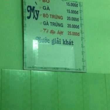 Thực đơn- Quán Ăn Mì Quảng Trang