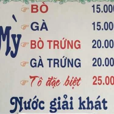 Thực đơn- Quán Ăn Mì Quảng Trang