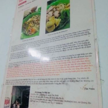 Tổng hợp- Quán Ăn Mì Quảng Trí Hội An - Bàu Cát 2