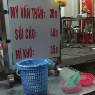 Thực đơn- Quán Ăn Mì Vằn Thắn - Hàng Vôi