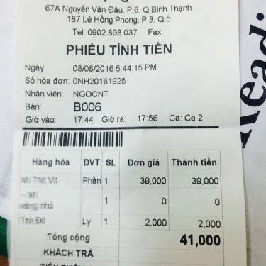 Tổng hợp- Quán Ăn Mì Vịt Phan Thiết Bà Phượng - Lê Hồng Phong