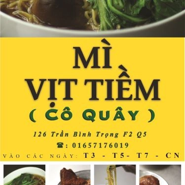 Thực đơn- Quán Ăn Mì Vịt Tiềm 126 - Trần Bình Trọng