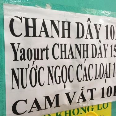 Thực đơn- Quán Ăn Mì Ý, Bò Né & Mì Xào