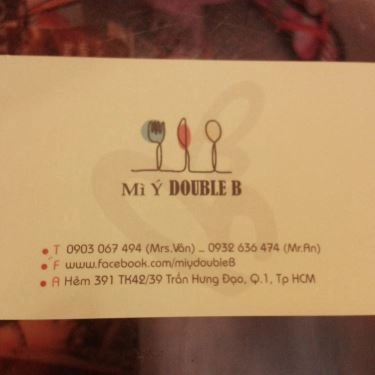 Tổng hợp- Quán Ăn Mì Ý Double B