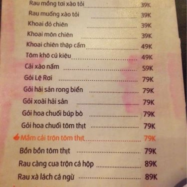 Thực đơn- Nhà Hàng Michael Tèo Beer Garden