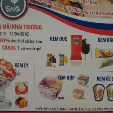 Thực đơn- Quán Ăn Miến Cua Biển & Kem Nga