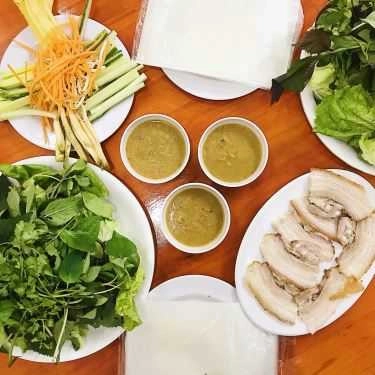 Món ăn- Miền Trung Quán - Bánh Tráng Cuốn Thịt Heo