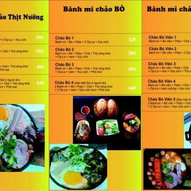 Thực đơn- Quán Ăn Minh Anh - Quán Mì Cay & Bánh Mì Chảo