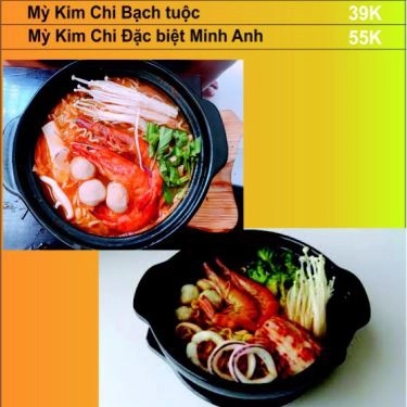 Thực đơn- Quán Ăn Minh Anh - Quán Mì Cay & Bánh Mì Chảo