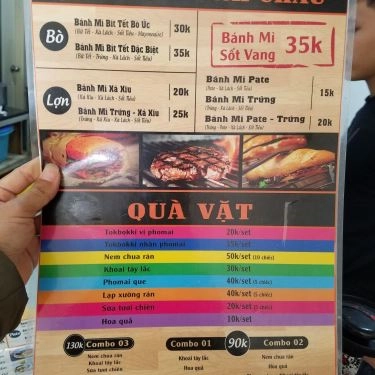 Tổng hợp- Quán Ăn Minh Châu - Bánh Mì & Các Món Ăn Vặt