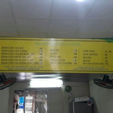 Tổng hợp- Quán Ăn Minh Huyền - Bánh Cuốn