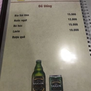 Thực đơn- Quán Ăn Minh Phương - Bia Hơi & Các Món Nhậu