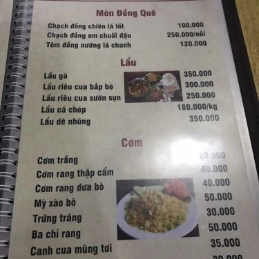 Thực đơn- Quán Ăn Minh Phương - Bia Hơi & Các Món Nhậu