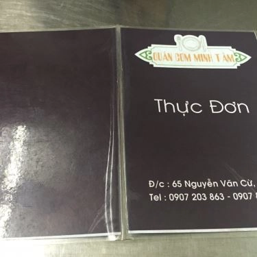 Thực đơn- Quán Ăn Minh Tâm - Quán Cơm
