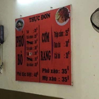 Thực đơn- Quán Ăn Minh Tiệp - Phở Bò Nam Định