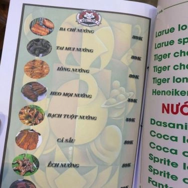 Thực đơn- Quán Ăn Miu Kiu Nướng