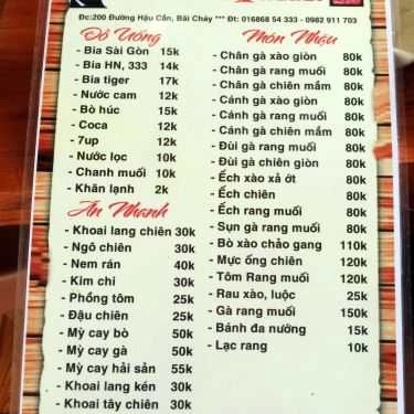 Thực đơn- Mộc Quán - Lẩu 1 Người & Cháo Ếch Singapore