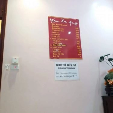 Thực đơn- Quán Ăn Món Ăn Quê