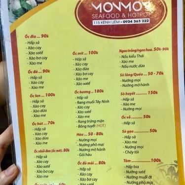 Thực đơn- Mon Mon - Seafood & Hot Pot