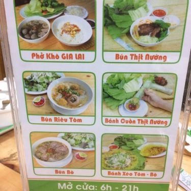 Thực đơn- Quán Ăn Món Ngon Gia Lai