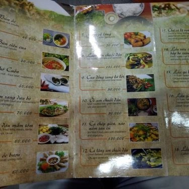 Thực đơn- Quán Ăn Món Ngon Hà Thành - Phở & Chả Cá Lã Vọng