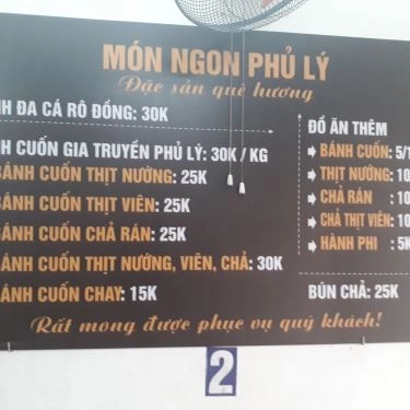 Tổng hợp- Quán Ăn Món Ngon Phủ Lý - Bánh Cuốn & Bánh Đa
