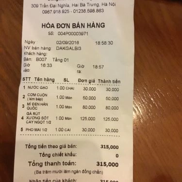 Tổng hợp- Quán Ăn King Dakgalbi - Gà Xào Phô Mai - Trần Đại Nghĩa